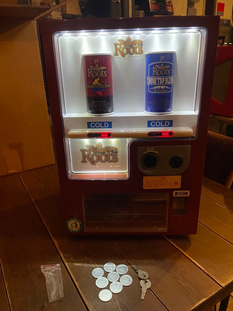 Roots 自動販売機 コーヒー