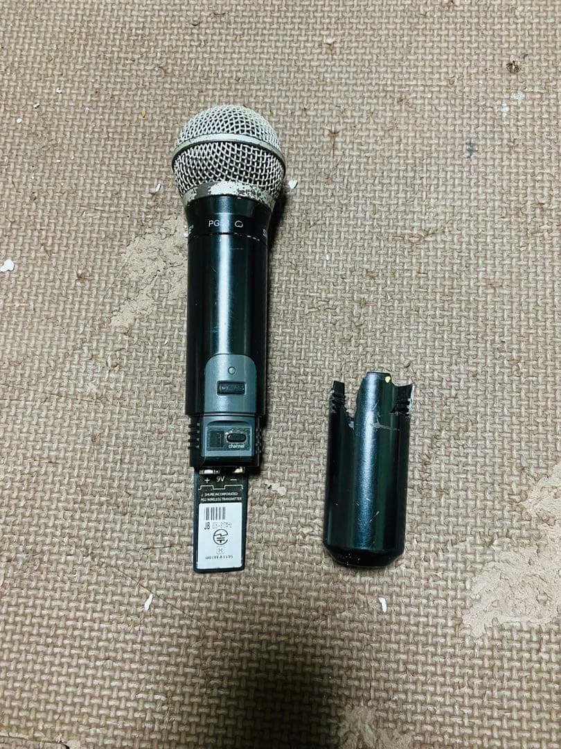 Shure PG58 ワイヤレスマイク,動作確認済み。