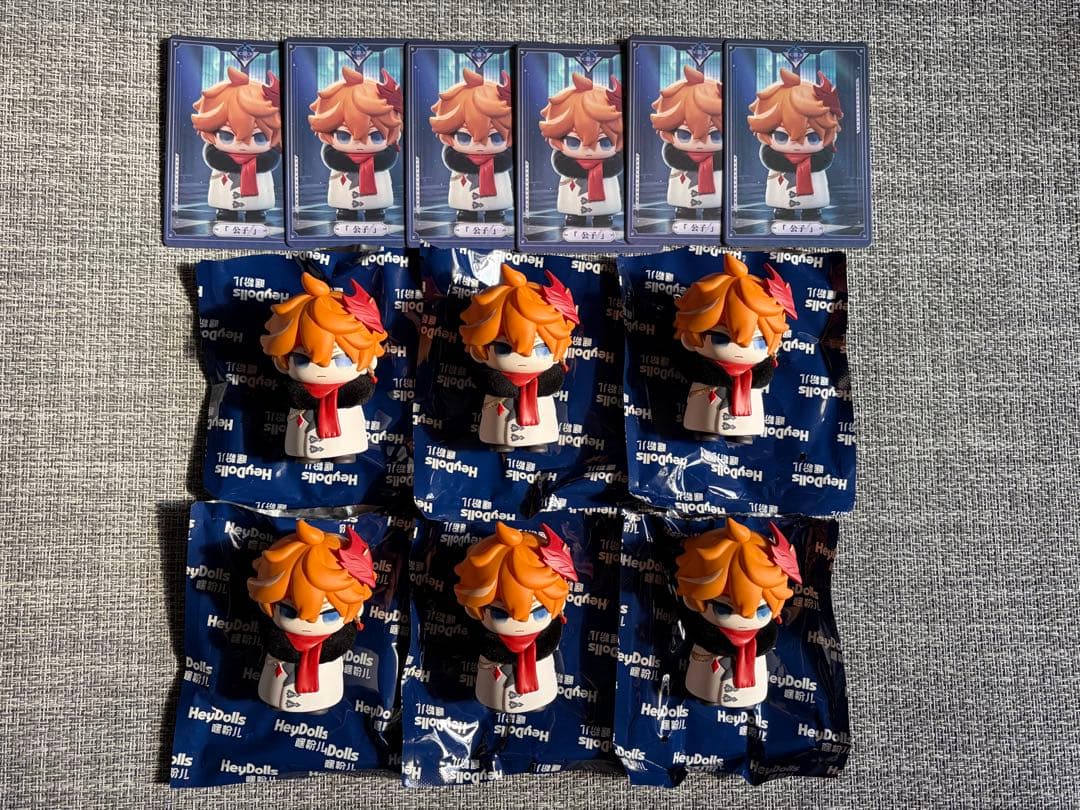 原神 厳霜と狂焔 霜痕と権焔 執行官 ミニフィギュア 公子 タルタリヤ