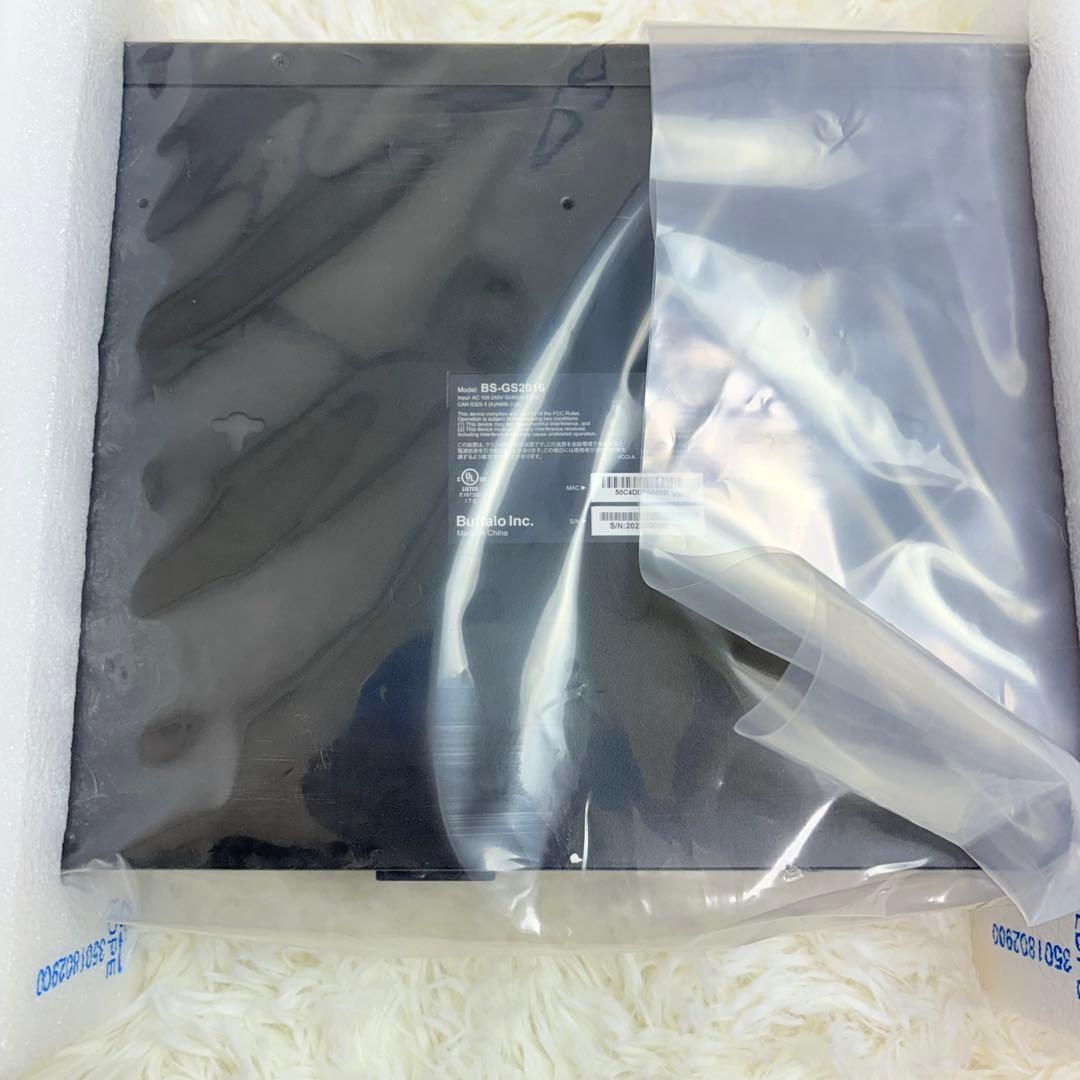 未使用品 BUFFALO BS-GS2016 スイッチングハブ giga