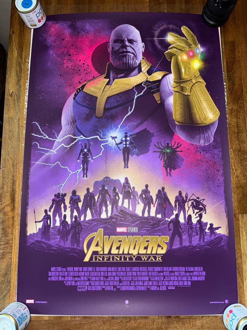 アベンジャーズ インフィニティウォー NYコミコン限定 限定版ポスター