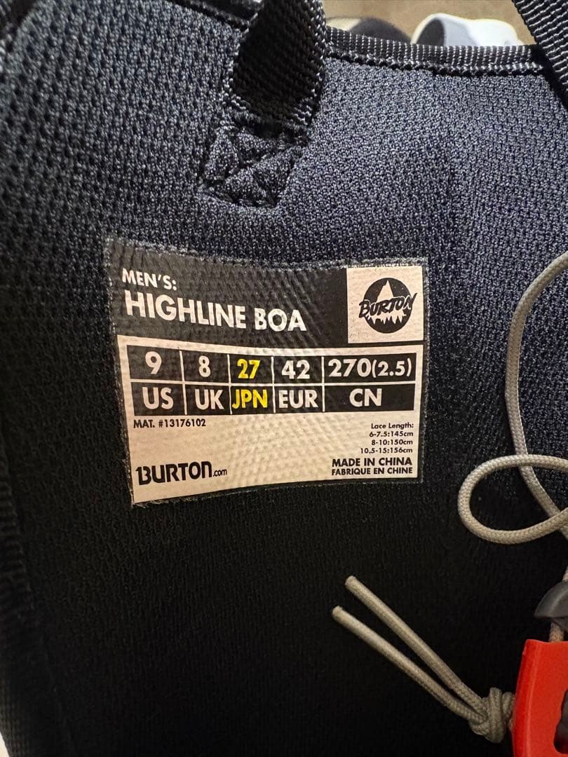BURTON スノボブーツ 27cm
