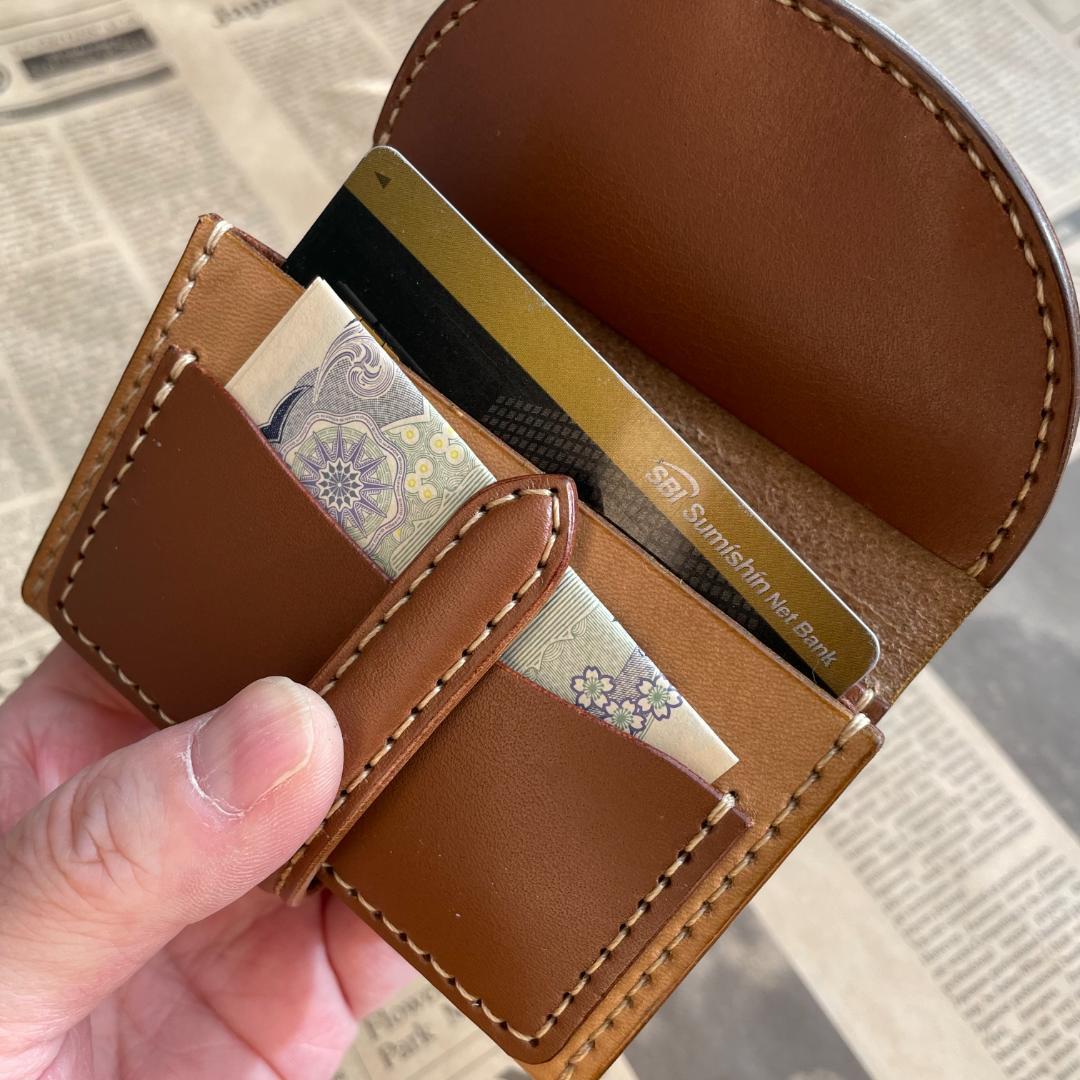 栃木レザー　カード・マルチケース　ミニウォレット