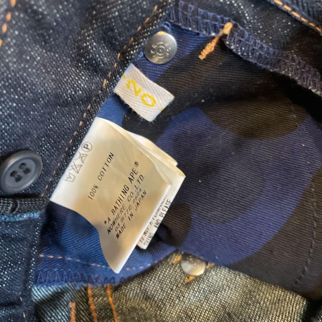 APE ベビーマイロ 新品かっこいいデニムパンツ 120センチ