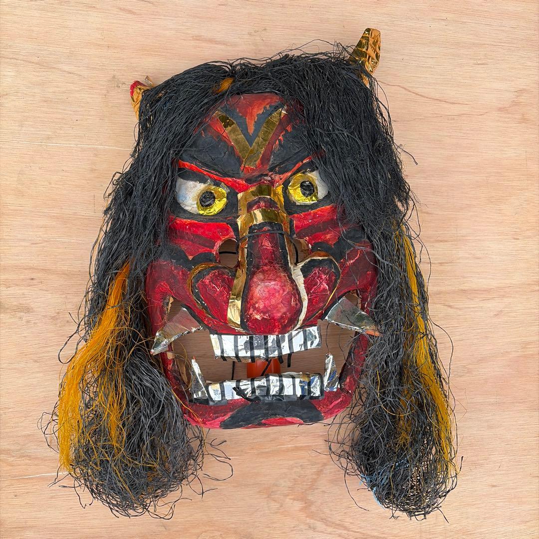 ユニークななまはげ お面 張子 大