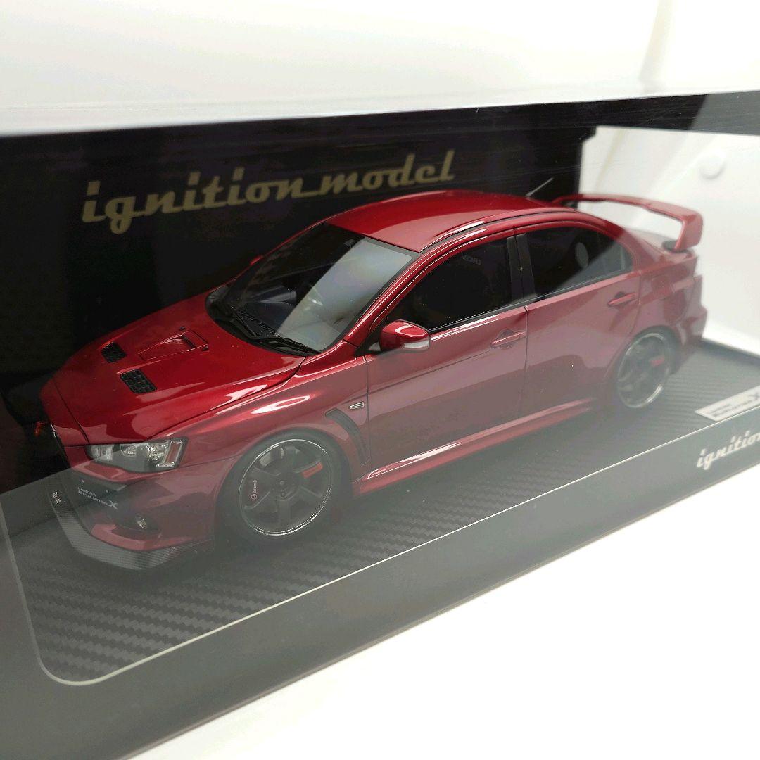 イグニッションモデル　1/18ランサーエボリューションX Red