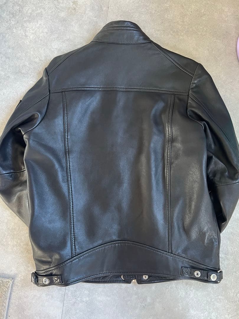 DIESEL L-CASE-KA ディーゼル ラムレザー ライダースジャケット