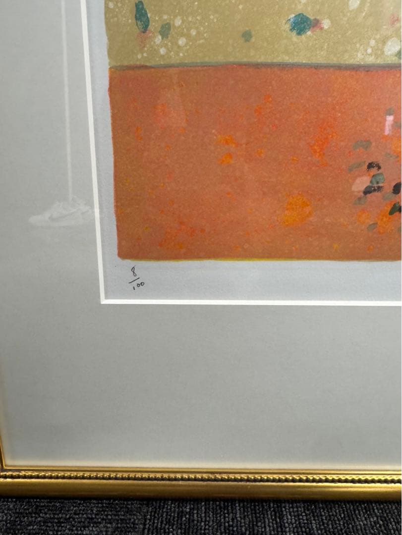 リトグラフ　ポールアイズピリ　PAUL AIZPIRI 直筆サイン　8/100