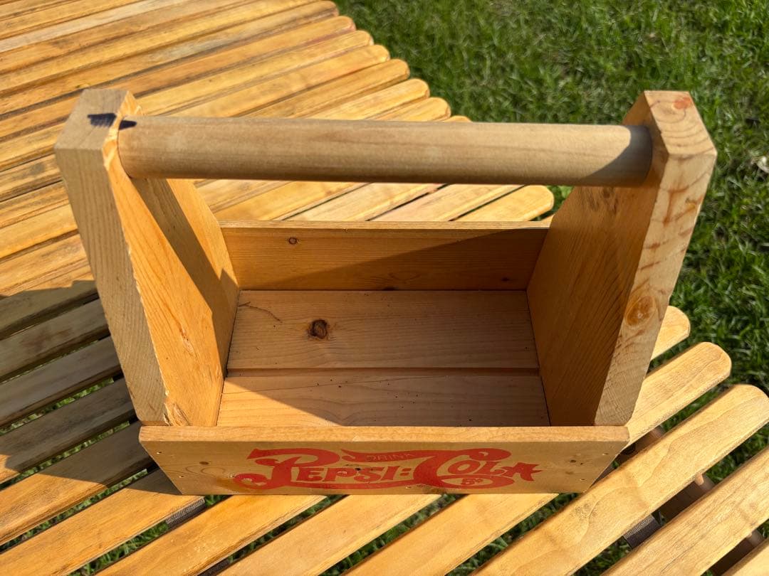 PEPSI-COLA 木製ボックス 1898年デザイン　ビンテージ