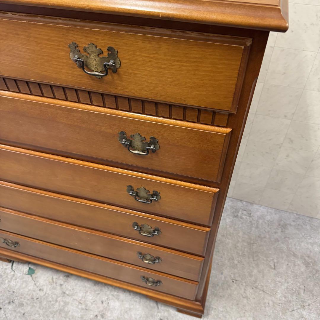 【送料無料&一部地域は3000円引き！】 横浜ダニエル 6段アンティークチェスト