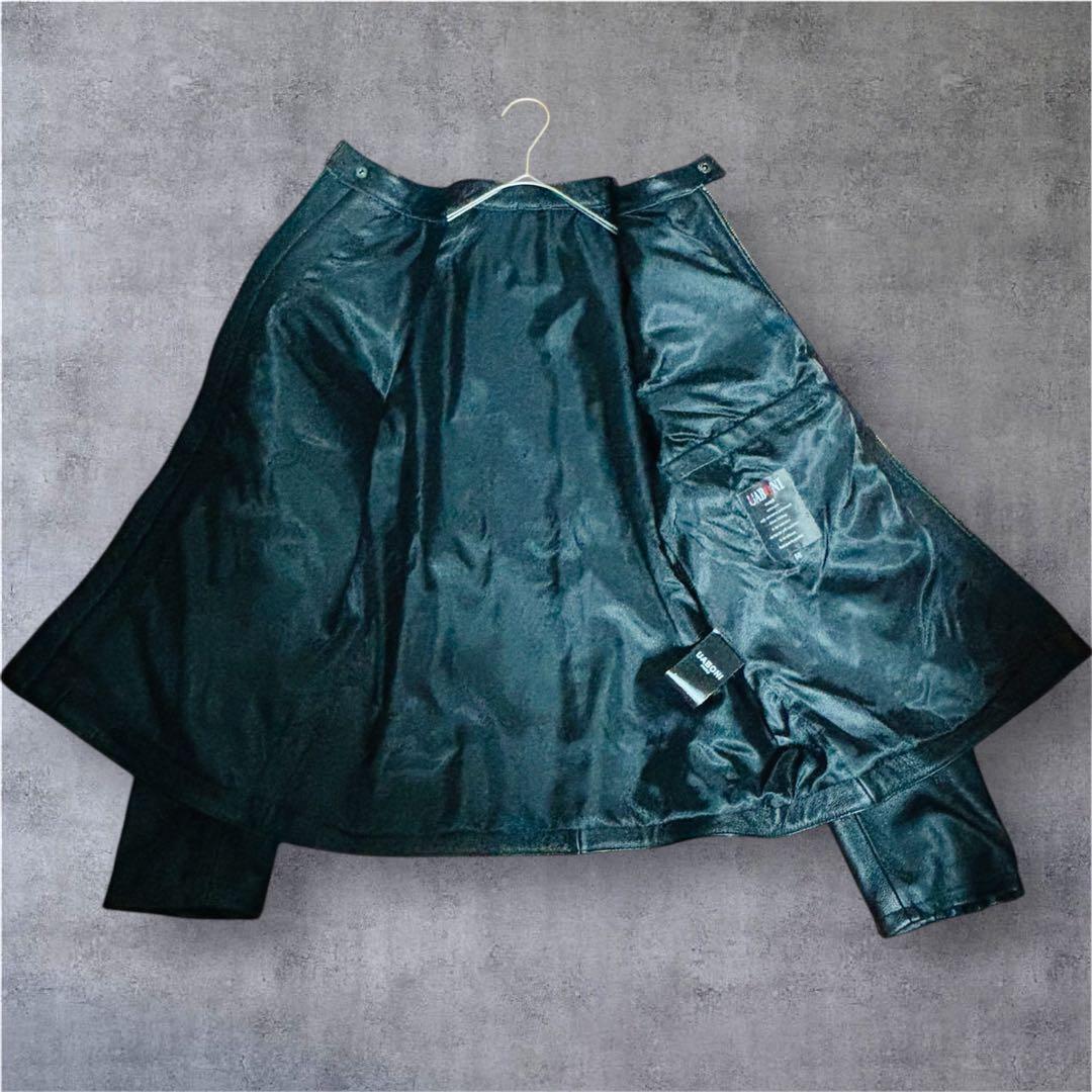 【新品】UABONI レザージャケット フランス 最上級牛革 XL ベッカム愛用