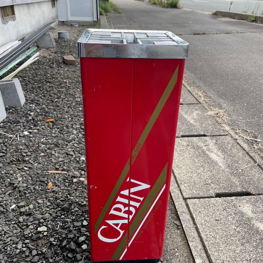 CABIN 灰皿・喫煙台 赤.ヴィンテージ