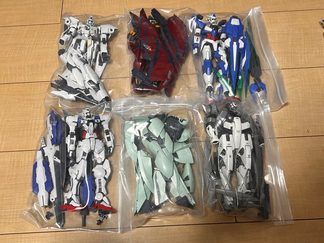 【バラ売り不可】ガンプラMGジャンク6体セット