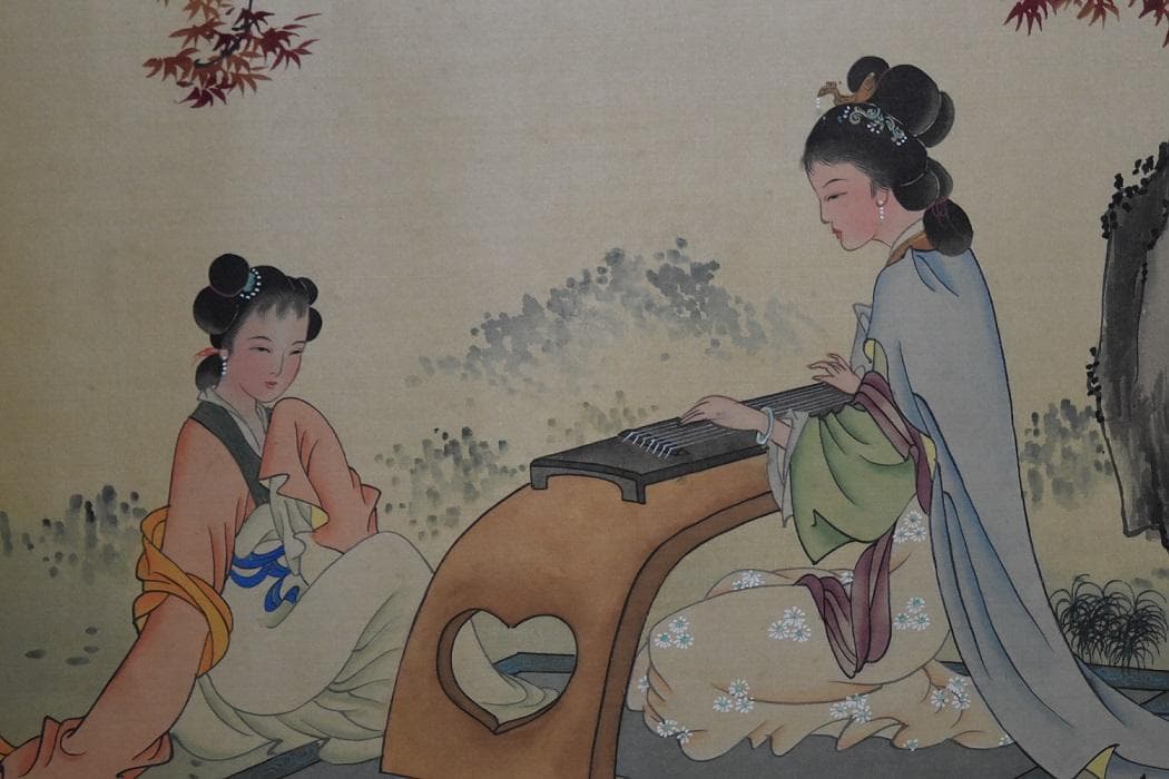 真作保証・中国　美人画　名画　古美術　骨董