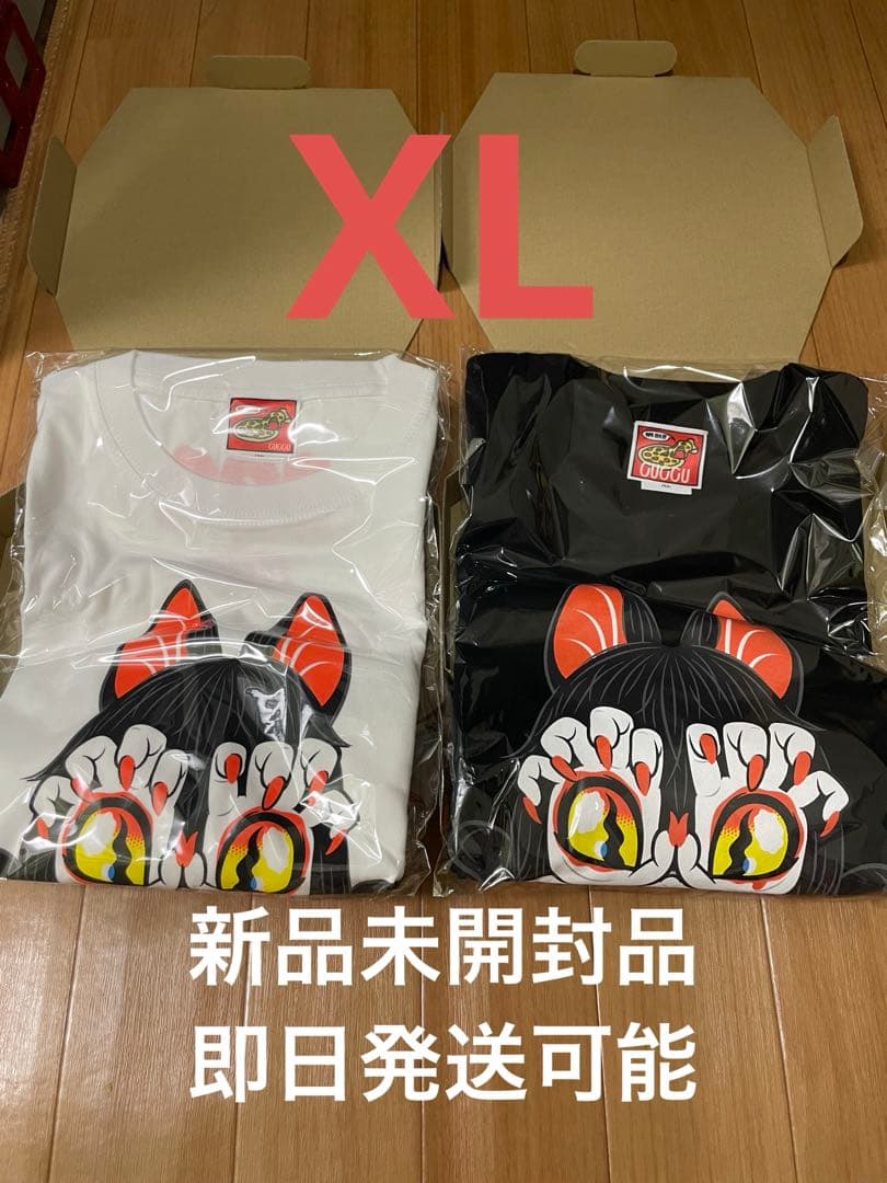 GRAPE BRAIN 戦慄！にぎるちゃん 222 ver. Tシャツ 白＆黒