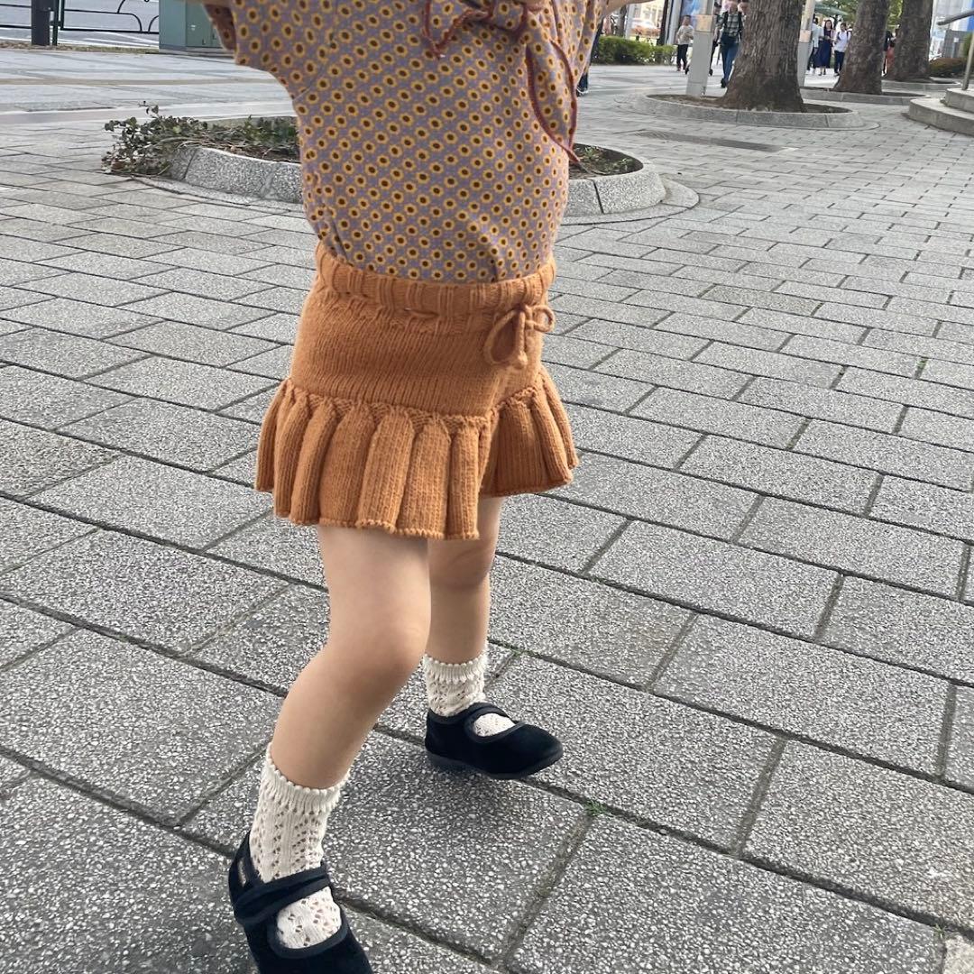 ★お値下げ★misha and puff スケポン　3-4y ピマコットン