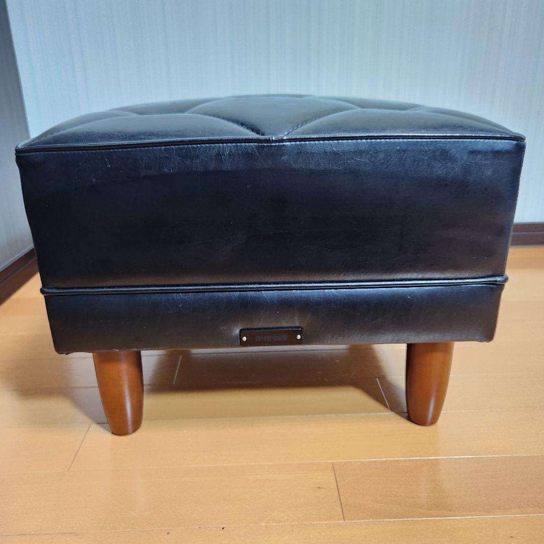 【美品】カリモク 60　オットマン　ブラック　Kチェア karimoku