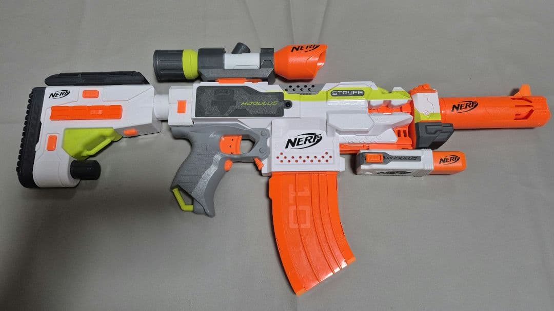 ナーフ　ストライフ　モジュラスバージョン　海外限定モデル　パーツセット付き
