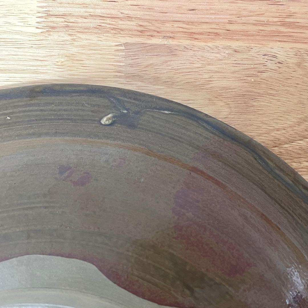 小鹿田焼 刷毛目 尺二寸皿 大皿 銀座たくみ 櫛描き 民藝 柳瀬朝夫 坂本茂木