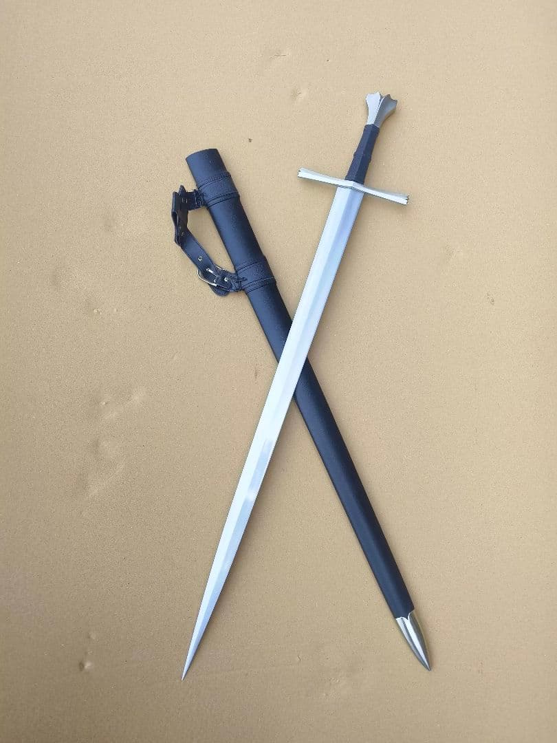 英翼武装剣 古兵器 武具 西洋剣 中世騎士の剣 片手剣【希少】高級 鑑賞用