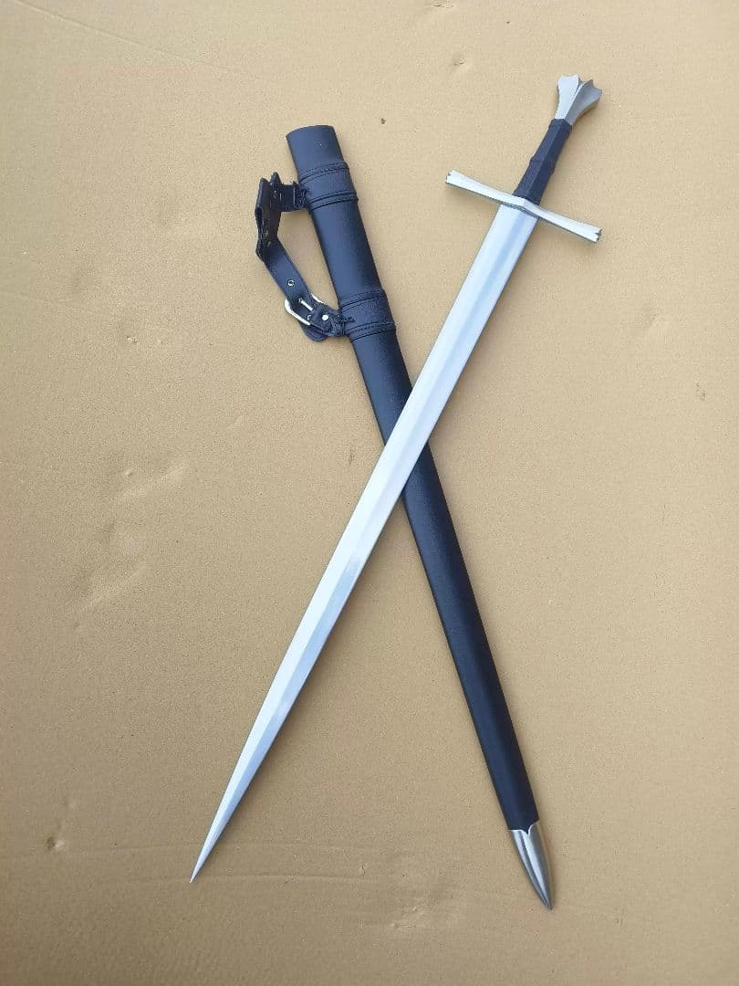 英翼武装剣 古兵器 武具 西洋剣 中世騎士の剣 片手剣【希少】高級 鑑賞用