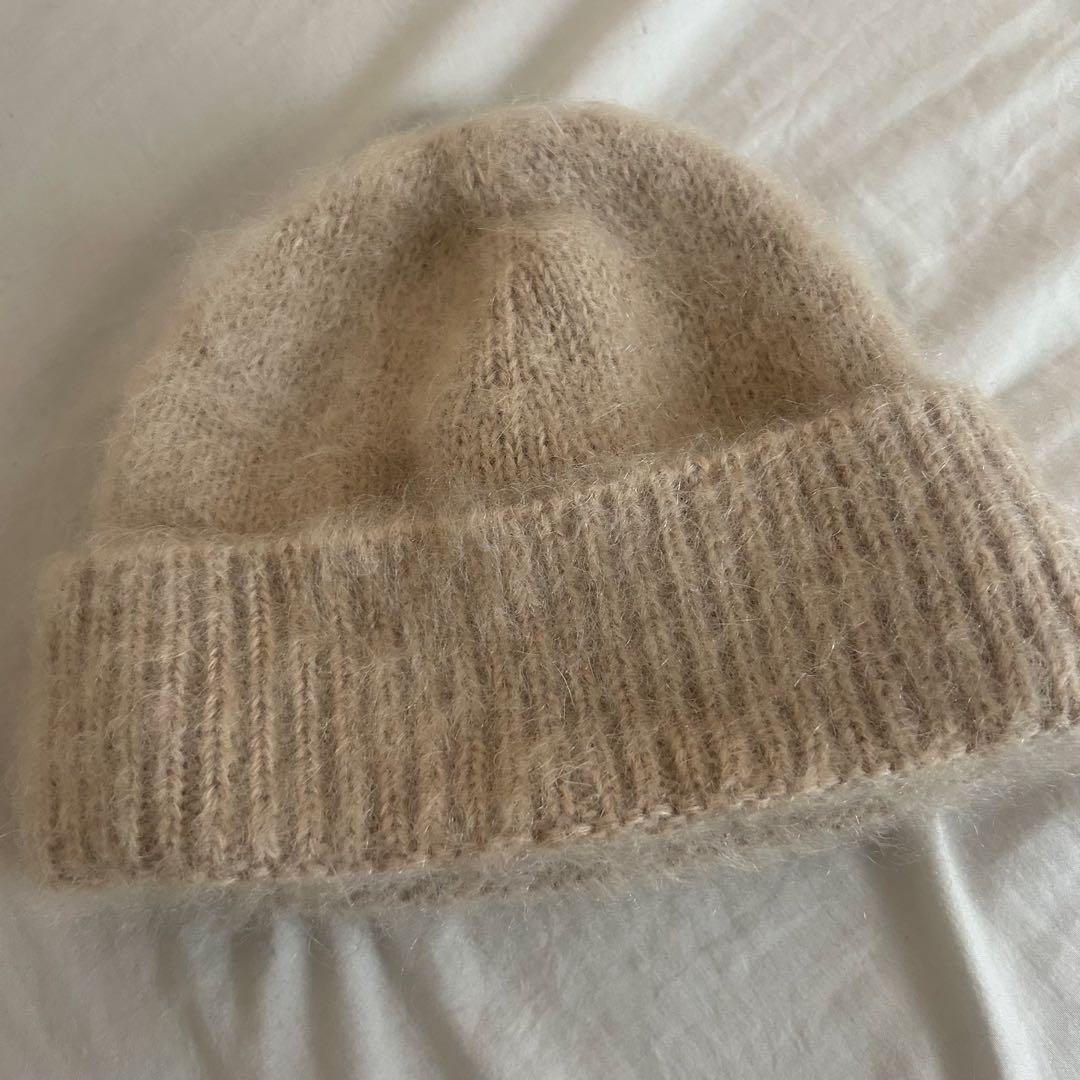 miu miu ニット帽 サイズS ベージュ