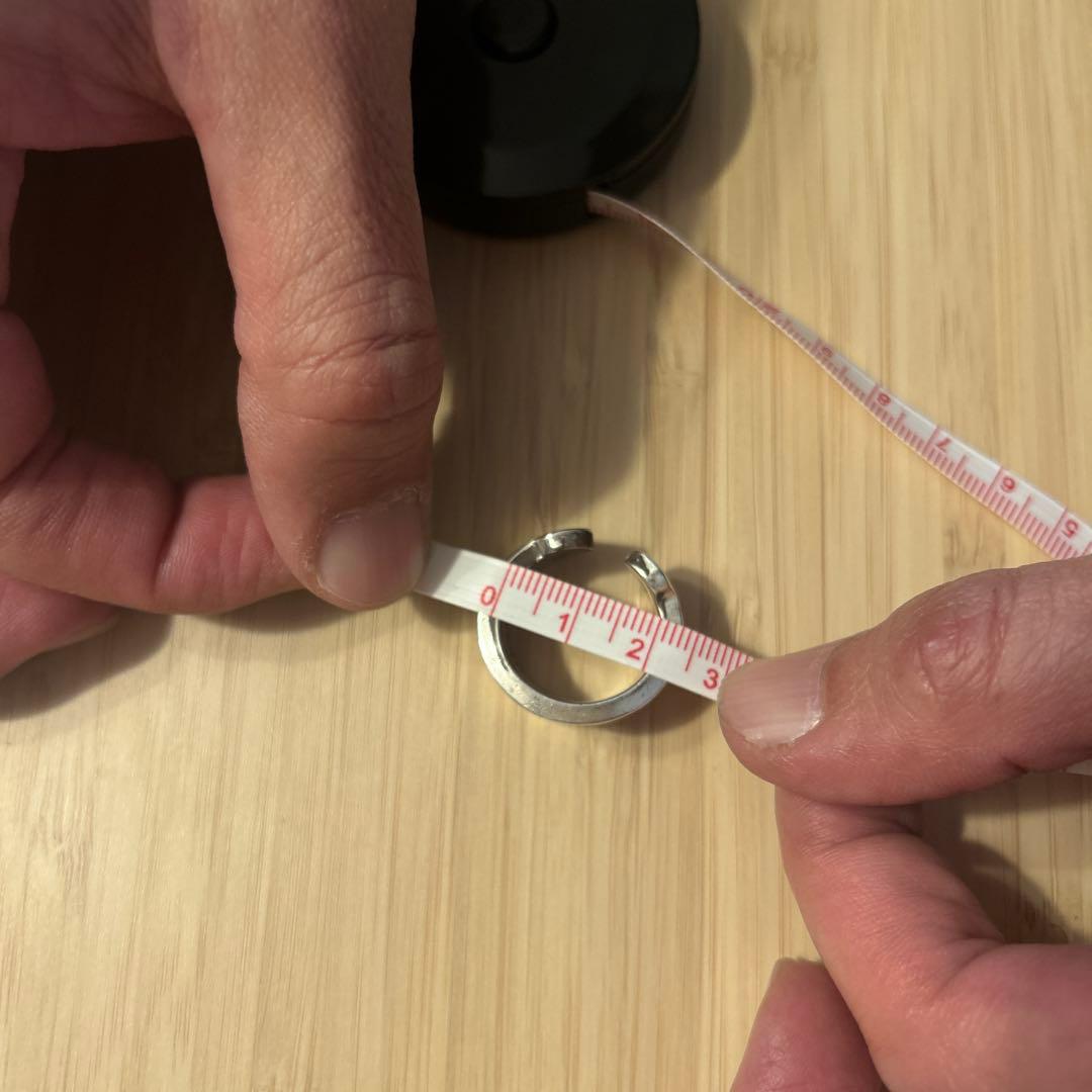 《正規品》クロムハーツ　スクロールラベルリング　シルバー