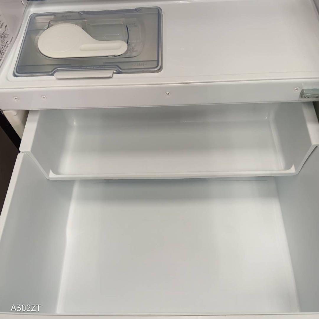 449三菱 大型冷蔵庫 330L 300L強 自動製氷 右開き 3ドア ブラウン