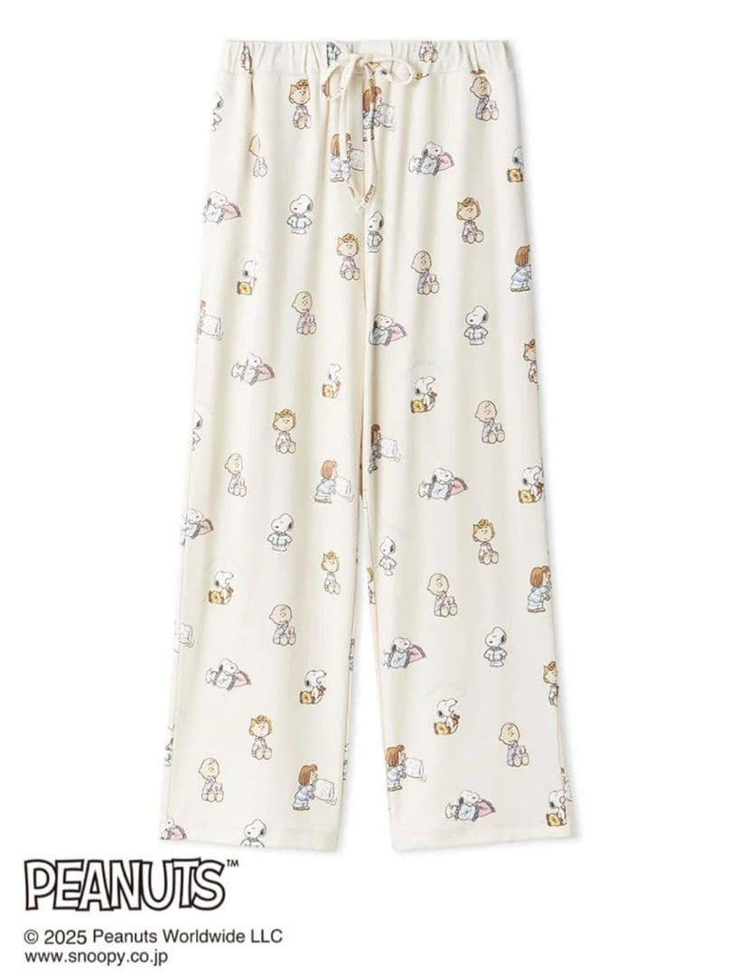 gelato pique【PEANUTS】オリジナルアート 総柄ロングパンツ