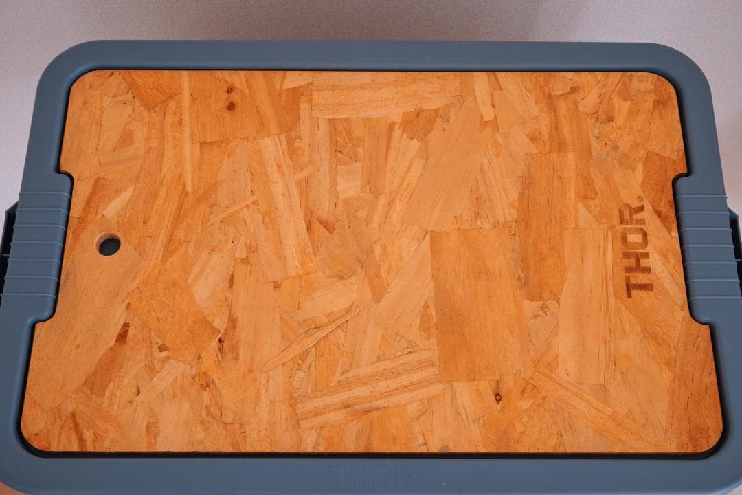 THOR コンテナボックス　グレー 75L / トップボード付き