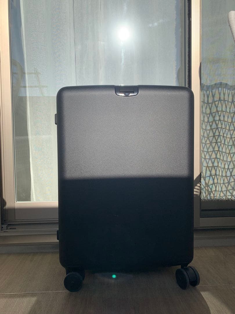 aucentic スーツケース キャスターストッパーキャリー シンプルブラック