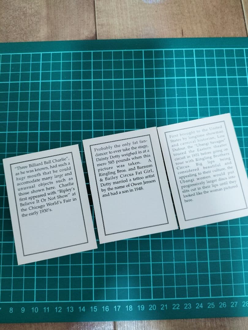 フリークスカード　畸形　見世物小屋　異端　米国製　『希少品』