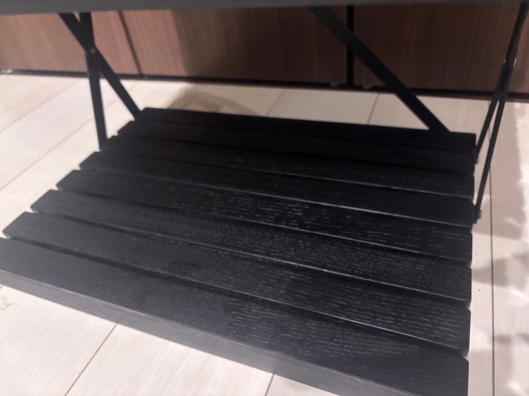 ANOBA（アノバ） BLACK EDITION ウッドラック3段