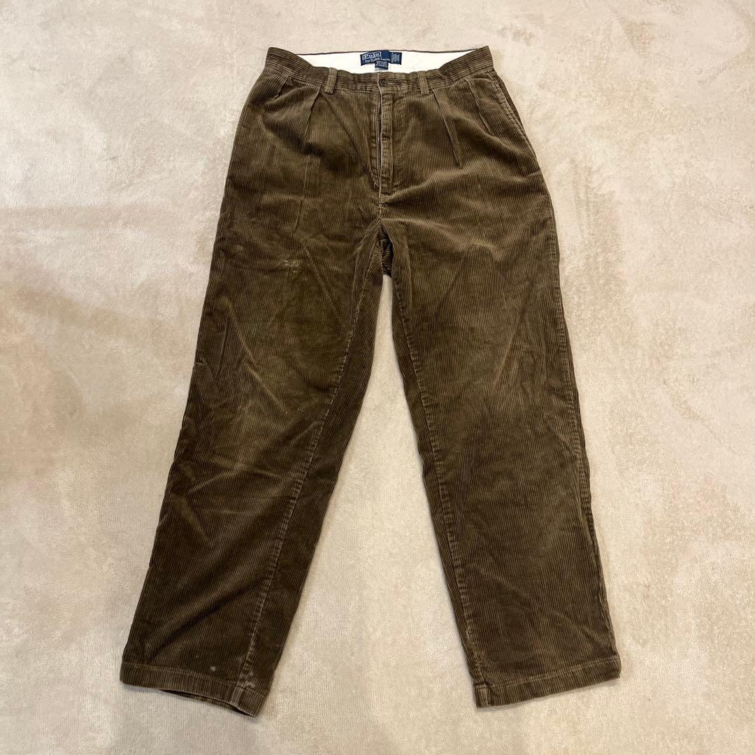 ポロラルフローレン　ブラウン　コーデュロイパンツ　　31/30 ゴールデンサイズ