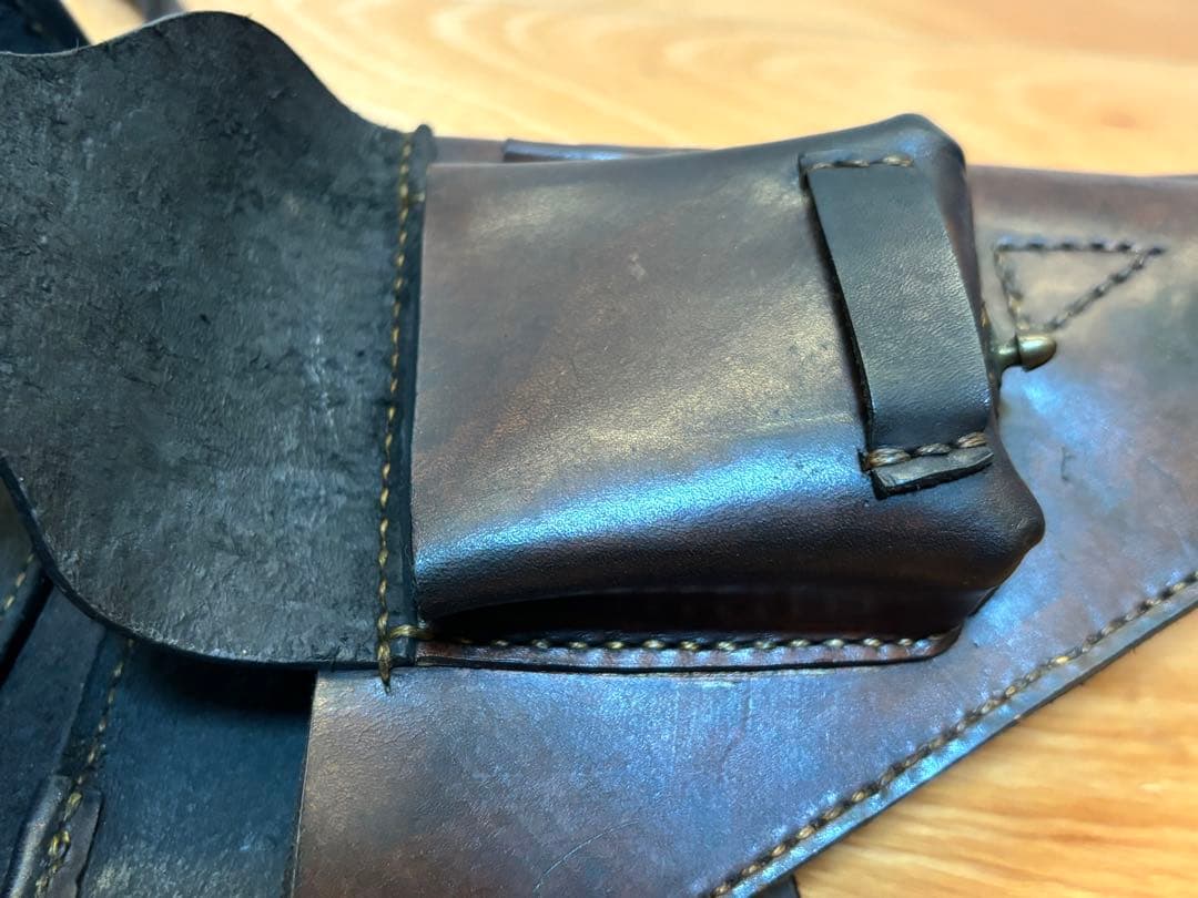 南部十四年式 拳銃嚢 斜革付