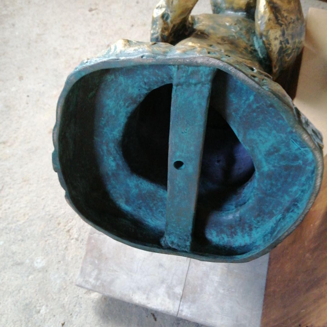 北村西望　少女　ブロンズ像　62cm　約19.6kg