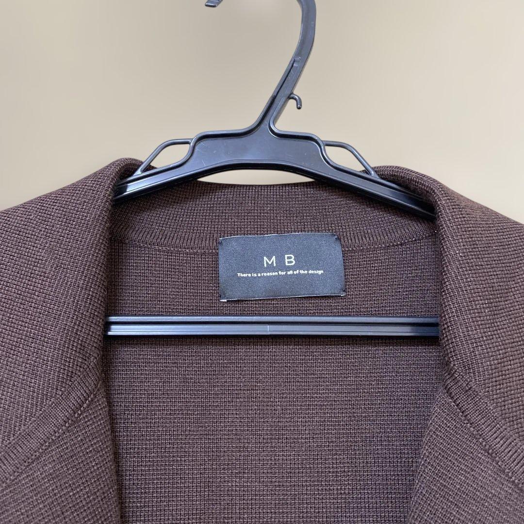 MB ハイエンドニットブレザー 茶色