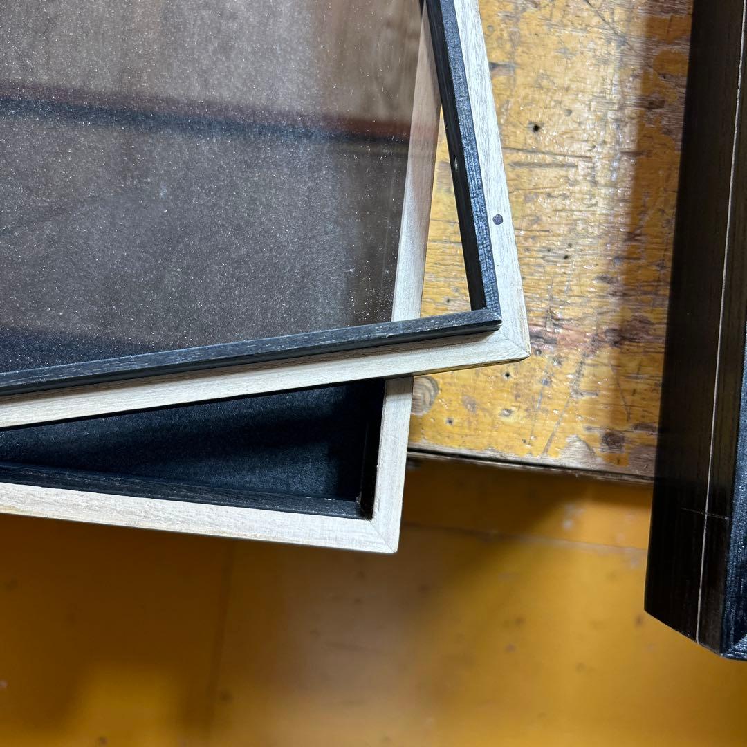 大型標本箱　2箱　小型標本箱　1箱六角形標本箱　1箱