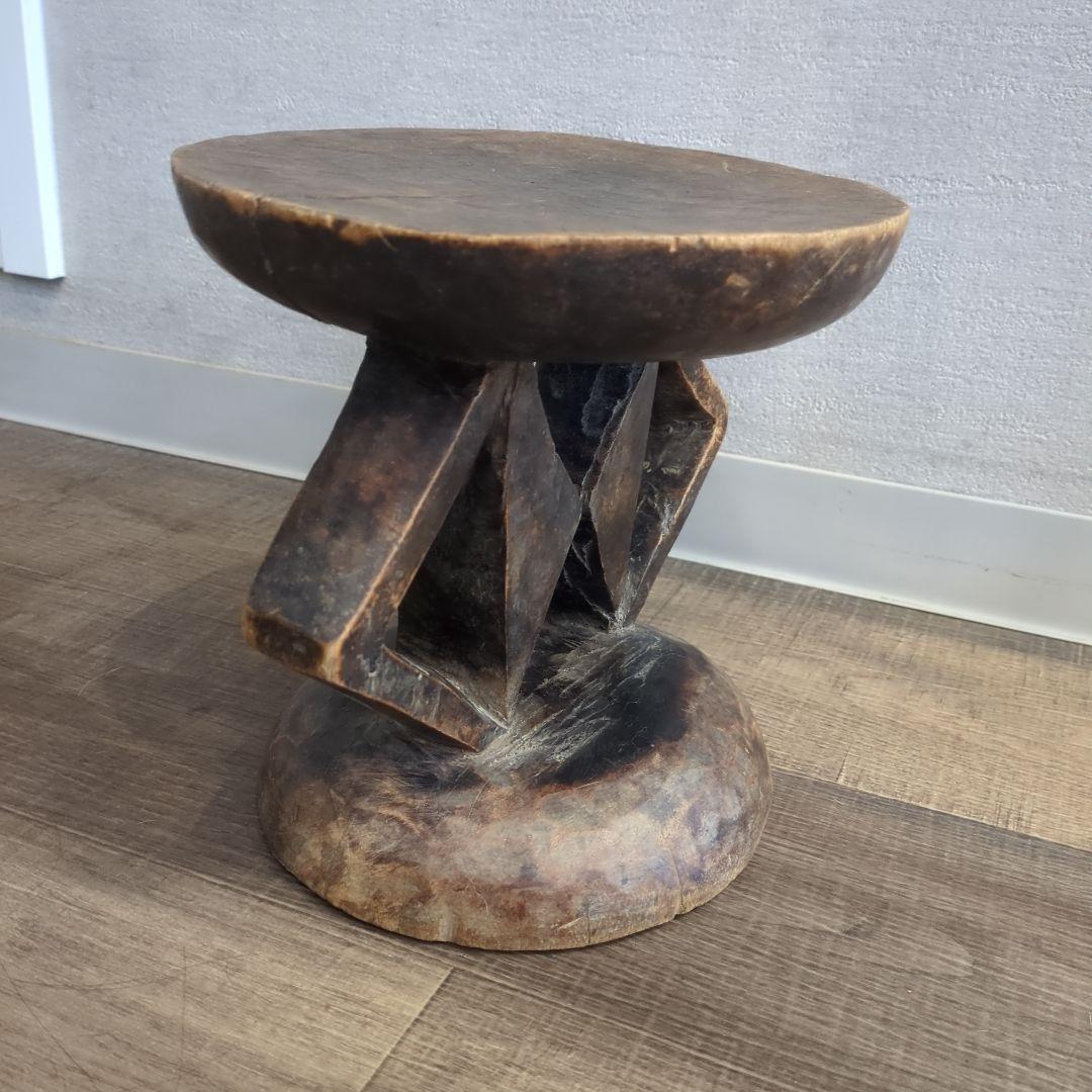 トンがスツール　セヌフォスツール　 アフリカンスツール