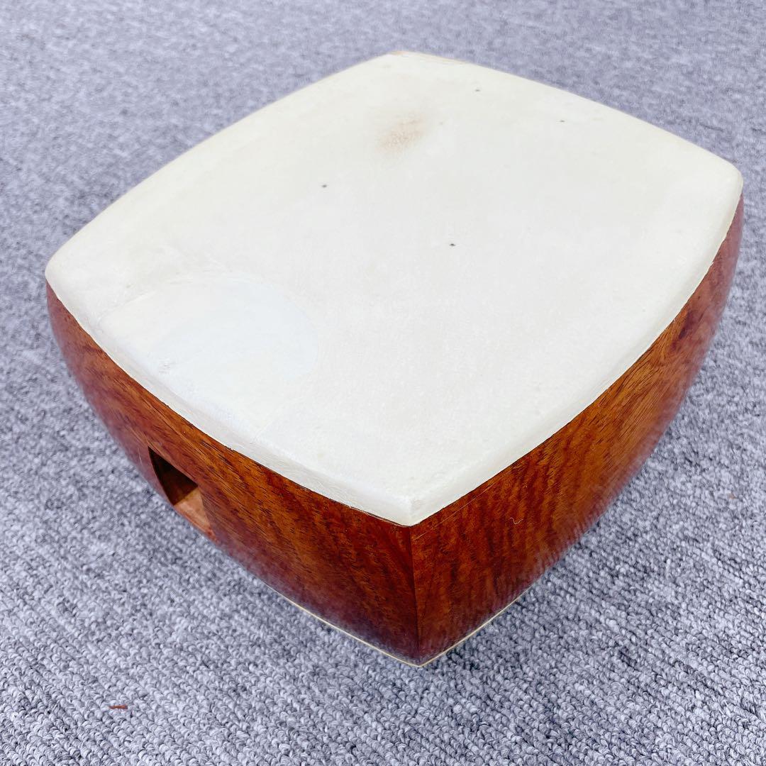 三味線 紅木 子持ち綾杉胴 一本溝 K18 犬皮 細棹 和楽器