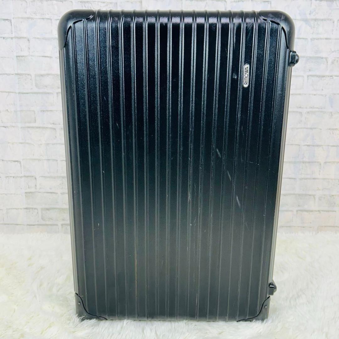 マ*メ様 RIMOWA 82Lスーツケース リモワ 黒 2輪 廃盤 キャリーケー