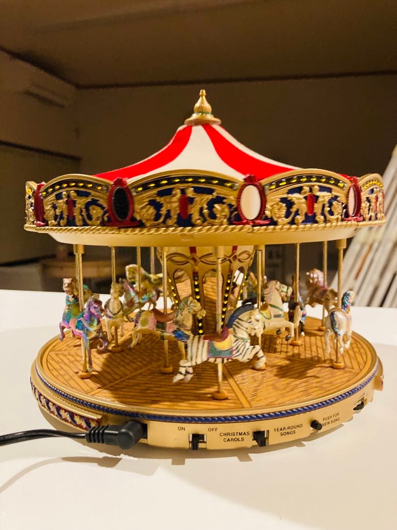 ☆ 美品！Mr.Christmas ミスタークリスマス メリーゴーランド ☆