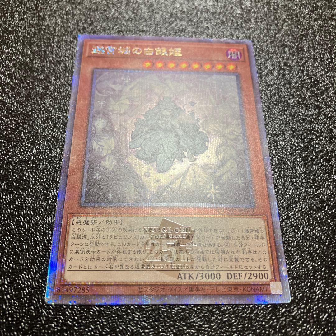遊戯王　迷宮城の白銀姫　絵違い　25th