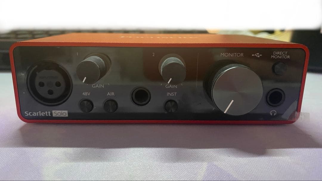 【値段交渉◎】Focusrite Scarlett Solo