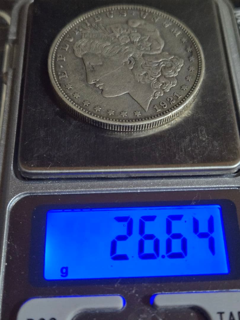 美品 1921 モルガン・ダラー 銀貨　sv900 アメリカ 外国