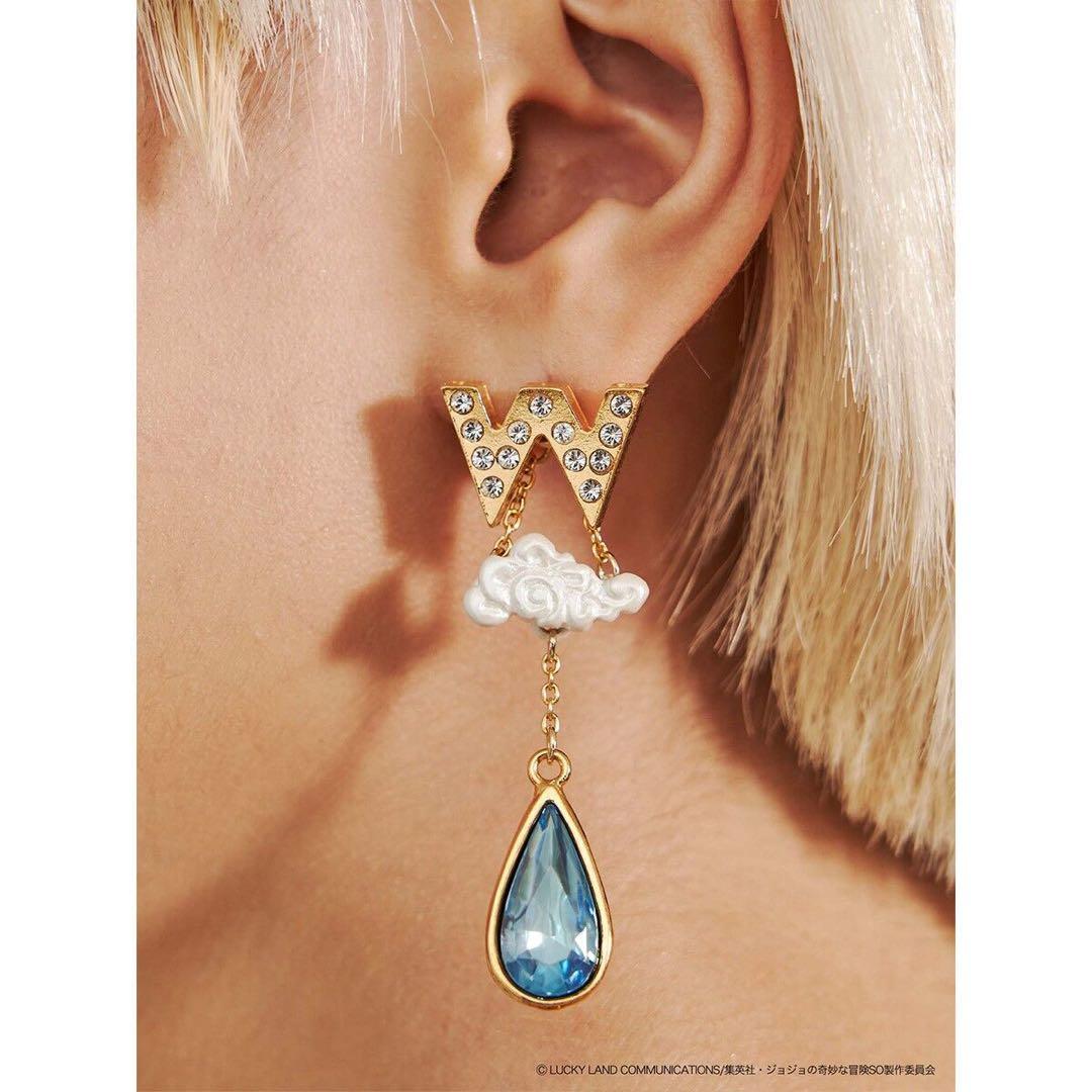 ジョジョの奇妙な冒険 PAMEO POSE ウェザー　ピアス　ゴールド