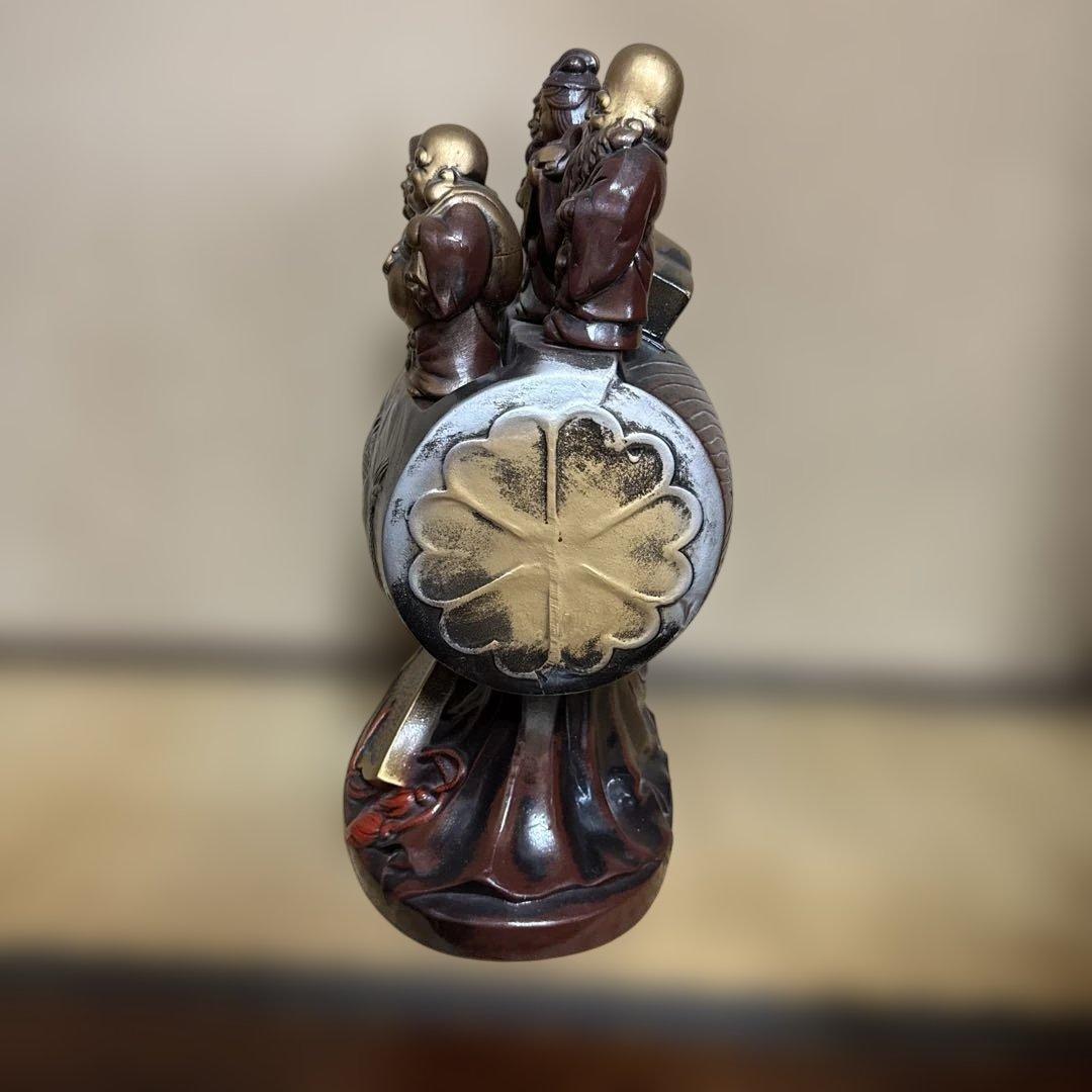 ★七福神の置物★高さ47cm 幅33cm☆縁起物☆ 商売繁盛・家内安全