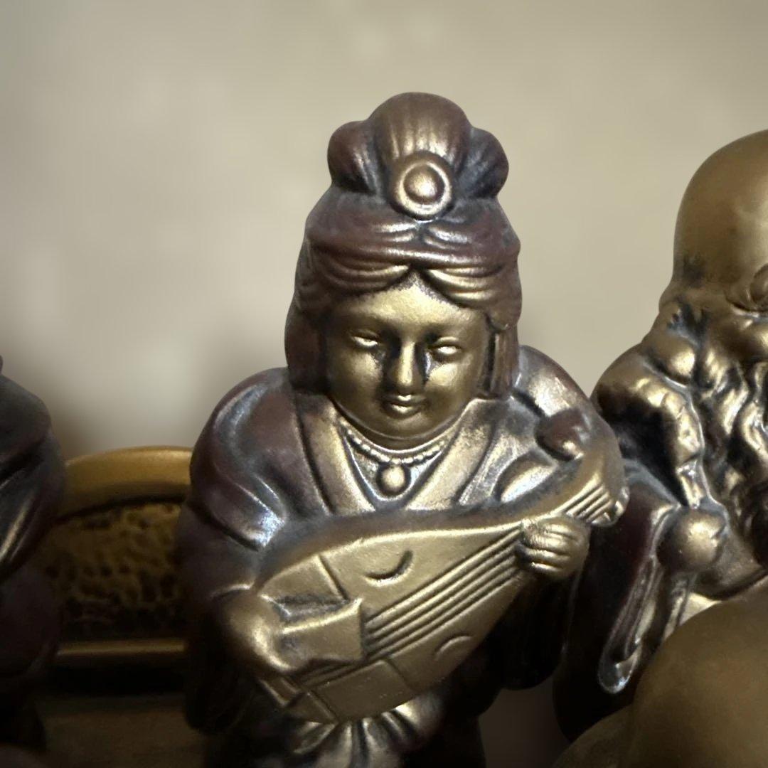 ★七福神の置物★高さ47cm 幅33cm☆縁起物☆ 商売繁盛・家内安全