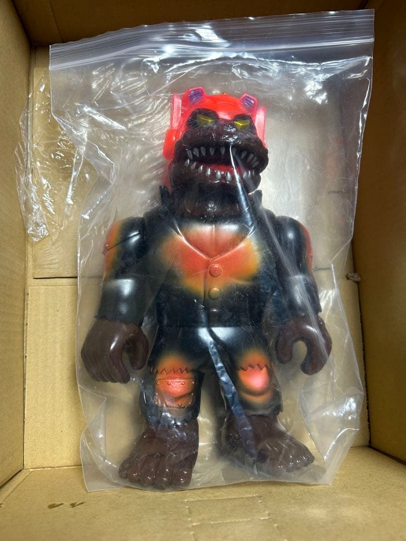 【限定品】ゴッコ堂　ソフビ　リアルヘッド　ダイナゴリラ　realhead