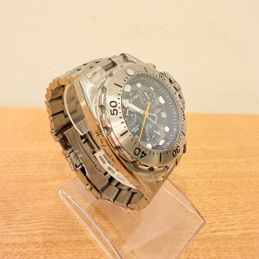 SECTOR 600 クロノグラ チタン 腕時計 セクター Titan